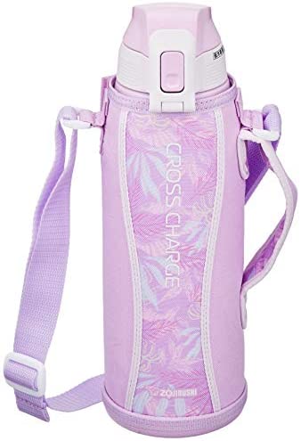 象印 (ZOJIRUSHI) 水筒 直飲み スポーツタイプ ステンレスクールボトル 1.0L ボタニカルピンク SD-FB10-PJ