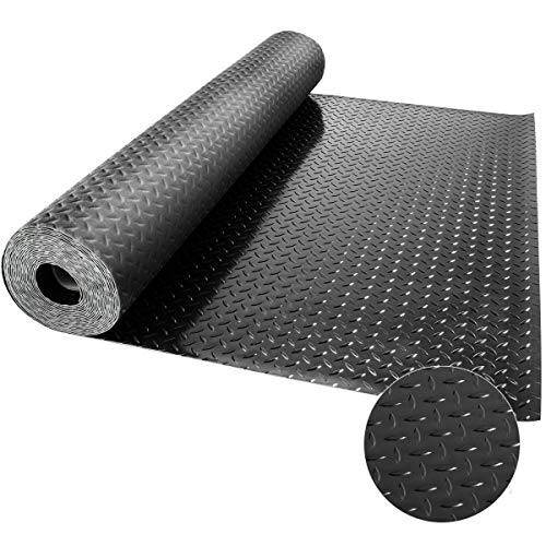 Nisorpa ガレージフロアマット ガレージ ゴム マット 厚さ3mm ゴム製フロアマット ロール ガレージフローリング 100*500cm 滑り止めゴムの通販は