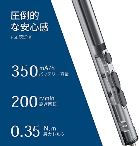 Kingsdun 電動精密ドライバー 62 in 1 ドライバー 電動 小型 電動 