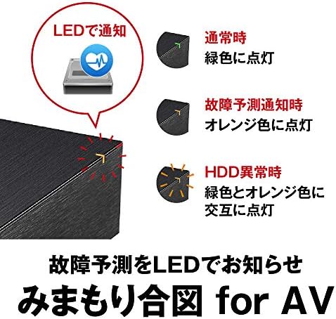 バッファロー USB3.2(Gen.1)対応外付けHDD 2TB ブラック HD-LE2U3-BB_4