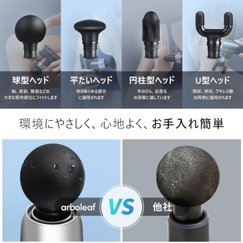 arboleaf 筋膜リリースガン ハンディガン MINI 5段階振動強力 arboleaf 筋膜リリースガン ハンディガン MINI 5段階振動強力