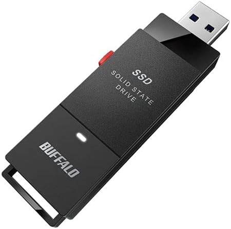 バッファロー SSD-PUT1.0U3-BKC (USB3.2 ポータブルSSD 1.0TB スティック型)
