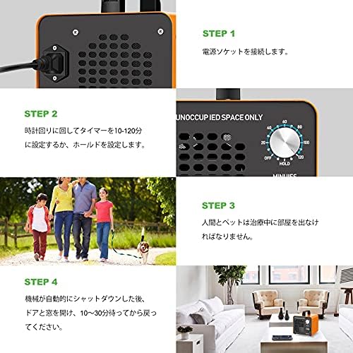 MTSZZF オゾン発生器 業務用脱臭機 (PSE認証済)10000mg/h 小型 家庭用 