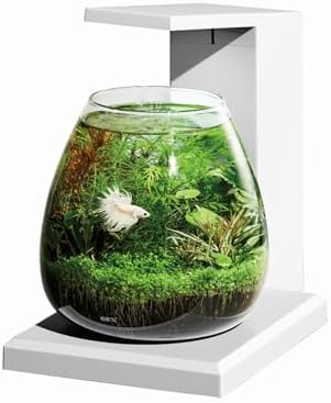 GEX AQUARIUM グラスアクア PERCO T-WH オールインワン水槽 インテリア 水槽セット 水換え簡単 コンパクト水槽 約6L ホワイト
