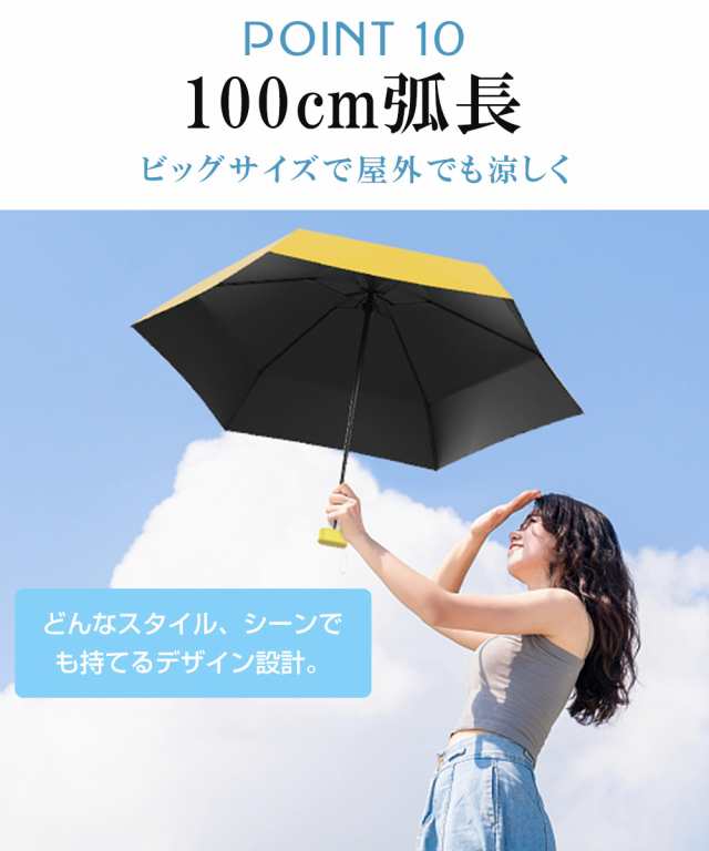 日傘 折りたたみ傘 レディース 折り畳み傘 完全遮光 UVカット 晴雨兼用