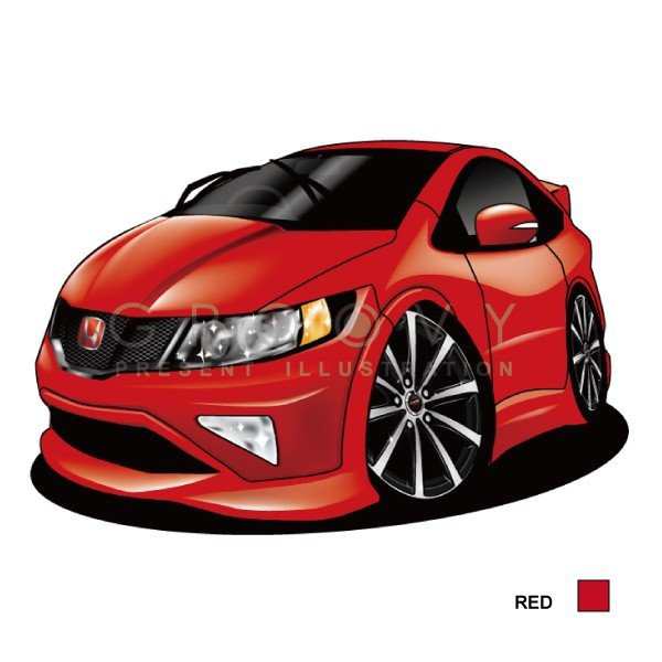 車好き プレゼント ホンダ シビック タイプ R ユーロ 車 ポスター カレンダー 2023年 グルービー honda civic 納車 祝い パーツ  カスタムの通販はau PAY マーケット - CARE DESIGN | au PAY マーケット－通販サイト