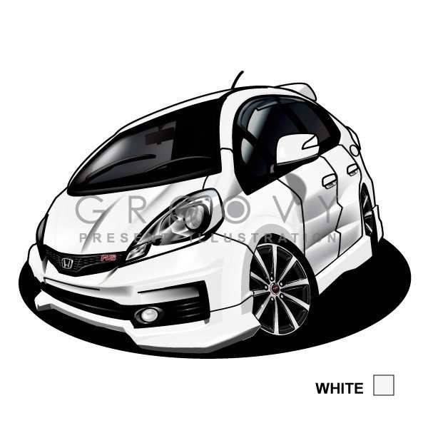 車好き プレゼント ホンダ フィット 2代目 中期rs 車 イラスト 版高級フレーム グルービー Honda Fit 納車 祝い パーツ カスタム ギフの通販はau Pay マーケット Care Design