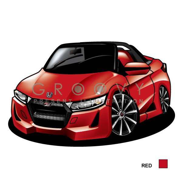 車好き プレゼント ホンダ S660 MUGEN RA 車 イラスト 2L版 グルービー 無限 納車 祝い パーツ カスタム ギフト グッズ おしゃれ  かっこいい アート アクセサリーの通販はau PAY マーケット - CARE DESIGN | au PAY マーケット－通販サイト