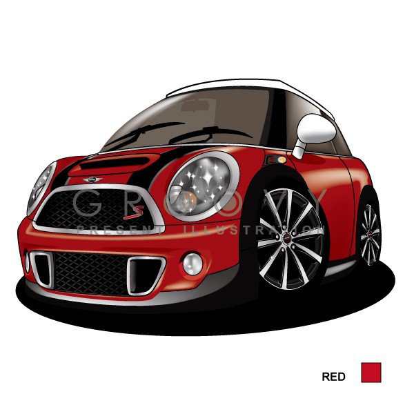 車好き プレゼント ミニ ミニクーパー S Ver2 車 イラスト 2l版 グルービー Minicooper Minicooper 納車 祝い パーツ カスタム ギフト グの通販はau Pay マーケット Care Design