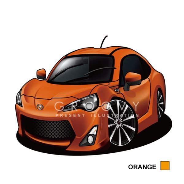 車好き プレゼント トヨタ 86 車 イラスト 版高級フレーム グルービー Toyota ハチロク 納車 祝い パーツ カスタム ギフト グッズ おしの通販はau Pay マーケット Care Design