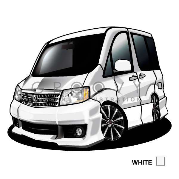 車好き プレゼント トヨタ アルファード 10系 車 イラスト A4版高級フレーム グルービー TOYOTA alphard 納車 祝い パーツ  カスタム ギフの通販はau PAY マーケット - CARE DESIGN | au PAY マーケット－通販サイト