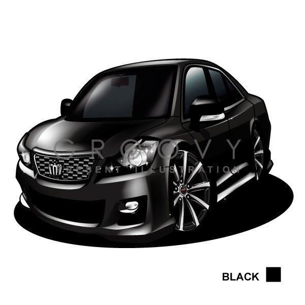 車好き プレゼント トヨタ クラウン Grs系 前期 アスリート 車 イラスト 2l版 グルービー Toyota Crown 納車 祝い パーツ カスタム ギの通販はau Pay マーケット Care Design