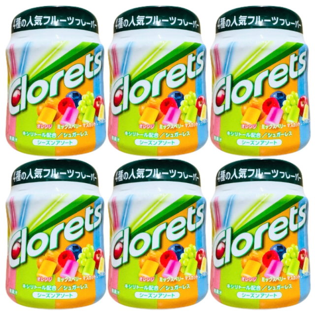 クロレッツXP シーズンアソートボトルR 140g 6個セット ボトルガム モンデリーズ