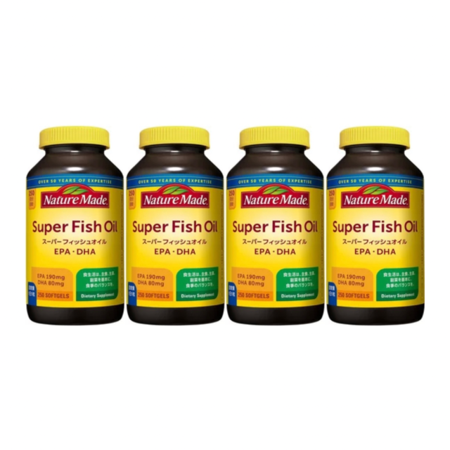 ネイチャーメイド スーパーフィッシュオイル 250粒 4個セット DHA EPA サプリメント 大塚製薬