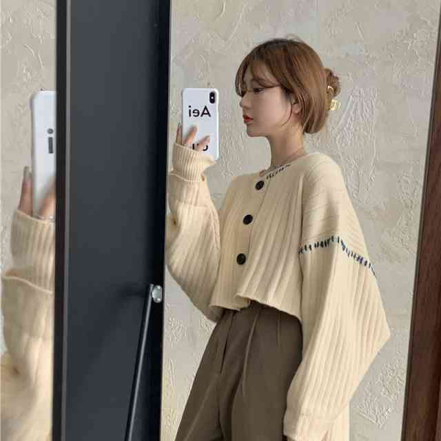 ニット カーディガン ニットコート カーデ ロング丈 ショート 厚手 ゆったり 体型カバー 長袖 コーディガン 秋冬 トップス 前開き  アウタの通販はau PAY マーケット TResor au PAY マーケット店 au PAY マーケット－通販サイト