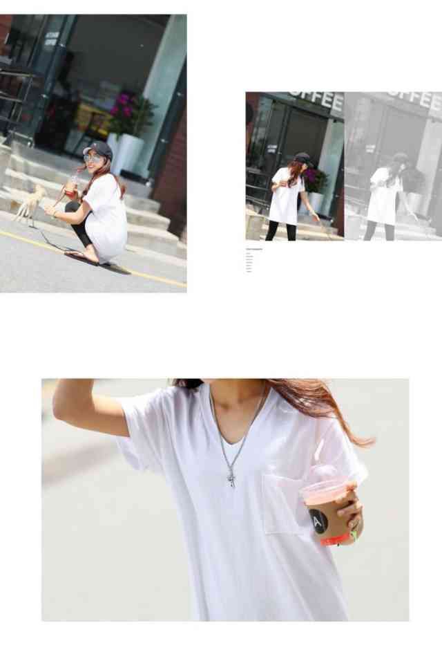 カットソー レディース Tシャツ半袖 ロンT トップス シンプル 大きい サイズ 春 夏 秋 薄手 シルエット ミドル 丈 ライン フロント ポケット バックロゴ T シャツ デザイン リゾート アクティブ コットン素材 パンツ レギンスの通販は