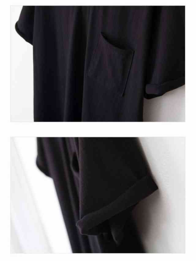 カットソー レディース Tシャツ半袖 ロンT トップス シンプル 大きい サイズ 春 夏 秋 薄手 シルエット ミドル 丈 ライン フロント ポケット バックロゴ T シャツ デザイン リゾート アクティブ コットン素材 パンツ レギンスの通販は