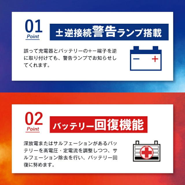 tecMATE（テックメイト）OptiMATE 3（TM447）オプティメイト3 バッテリー充電器  12V 2.5-50Ahバイクバッテリー対応 車両側ケーブル付属（サルフェーション除去）_7