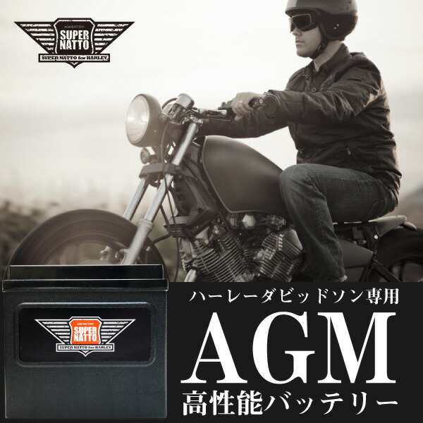 ハーレー専用AGMバッテリー 65958-04S□バイクバッテリー□65958-04A