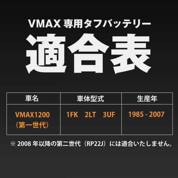 VMAX専用タフバッテリー ■バイクバッテリー■【YB16AL-A2上位互換】【大容量】初代VMAX 1FK 2LT 3UF 対応■コスパ最強！総販売数100万個