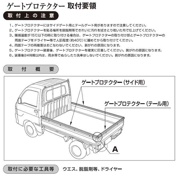 ダイハツ 純正用品 ハイゼットトラック S500P/S510P用 ゲートプロテクター シルバー 08400-K5009の通販はau PAY マーケット  ＣａｒＰａｒｔｓＴＲＩＡＤＩＣ au PAY マーケット店 au PAY マーケット－通販サイト