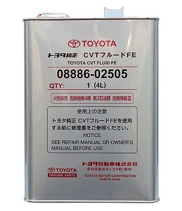 トヨタ純正 CVTフルードFE 4L 08886-02505の通販はau PAY マーケット - ＣａｒＰａｒｔｓＴＲＩＡＤＩＣ au PAY  マーケット店 | au PAY マーケット－通販サイト