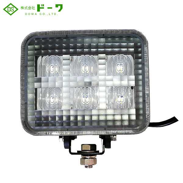 DOWA ドーワ LED 角型 ワークランプ 12V/24V 共用 6灯 DS-5018