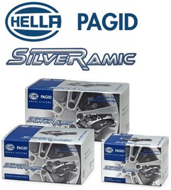 HELLA PAGID 輸入車用 ブレーキパッド シルベラミック メルセデスベンツ リヤ用 対応純正品番：004420922041 T1050J