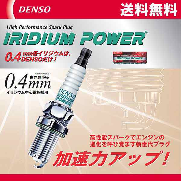 DENSO イリジウムパワー スバル アルシオーネ/SVX CXD 91.9~96.11用 IK20 6本セットの通販は