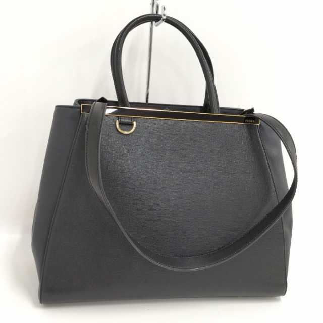 FENDI トゥージュール 2WAY ショルダーバッグ PVC ブラック 8BH250-