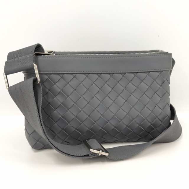 中古】BOTTEGA VENETA ショルダーバッグ イントレチャート デュオ