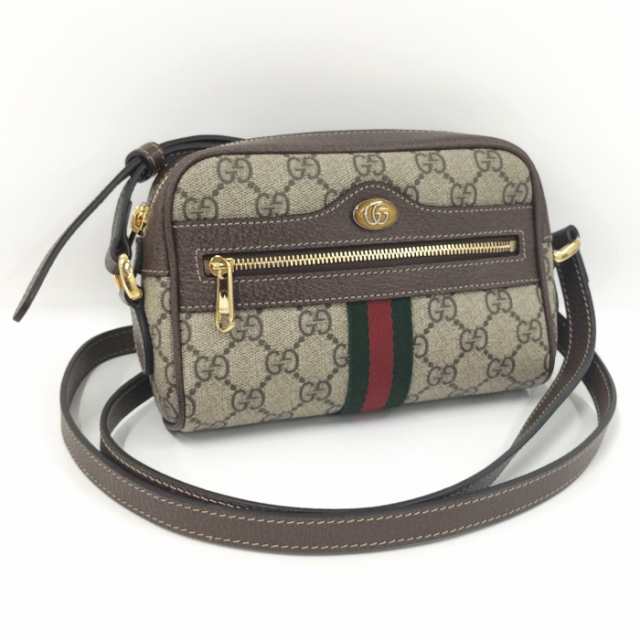 中古】GUCCI オフィディア ショルダーバッグ シェリーライン GG