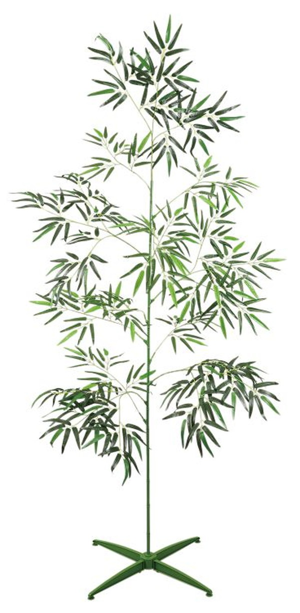 七夕用特大笹 070322（703220）スタンド付き ビッグサイズ 組立式 全長約2ｍ 笹 たなばた 飾り 笹飾り アーテック