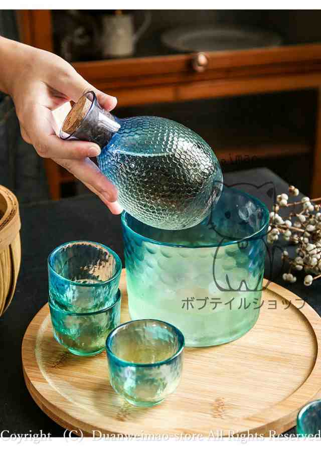 冷酒セット 6点セット 酒器セットガラス グラス カラフェ ギフト