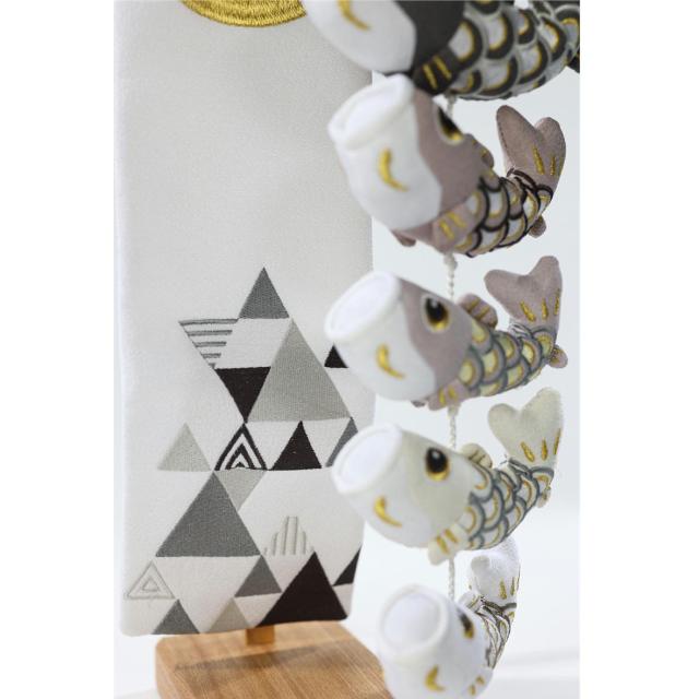 つるし鯉 吊るし飾り こいのぼり室内 【ほのか鯉 GIN】 鯉のぼり