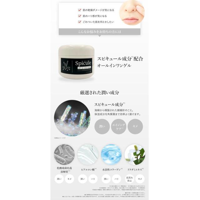 オールインワンゲル 50g 日本製 オールインワンゲル スピキュール 250g オールインワンジェル 日本製