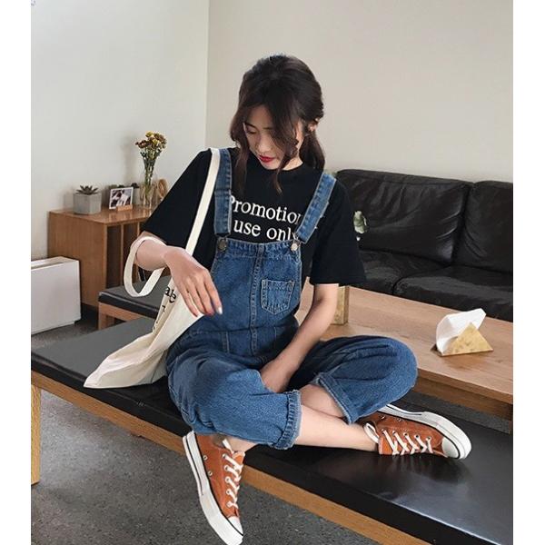 パンツ サロペット オーバーオール 春 夏 秋 ジーンズ デニム 通学