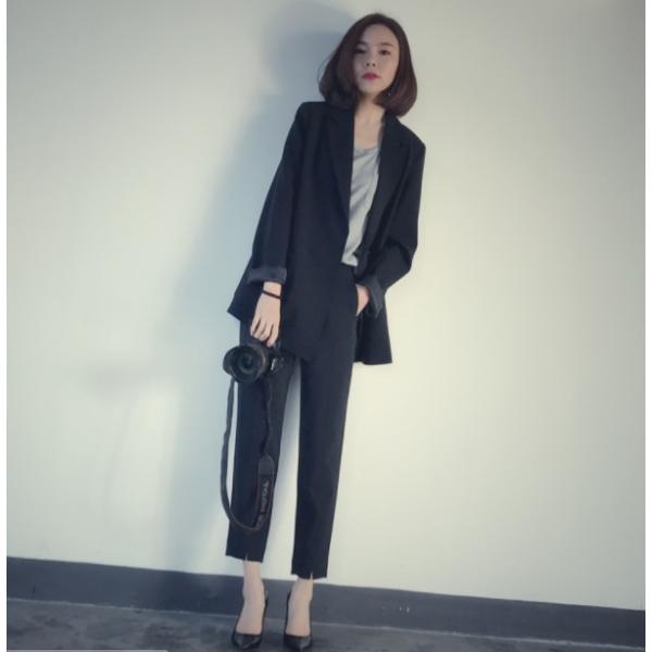 セットアップ スーツ レディース ビジネス カジュアル 小さいサイズ 大きいサイズ 結婚式 入園入学 卒園卒業 パンツスーツ 人気 送料無料 5,584円