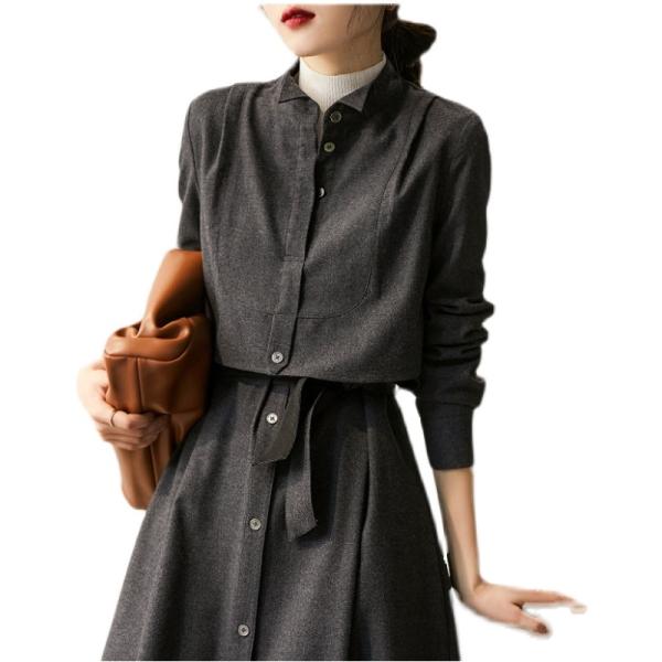 レディス シンプル高見えワンピース セットアップ風 ロングワンピース