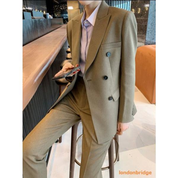 スーツ レディース フォーマル 大きいサイズ ジャケット パンツ セットアップ 2点セット ママ 母親 通勤 結婚式 入園入学 卒園卒業