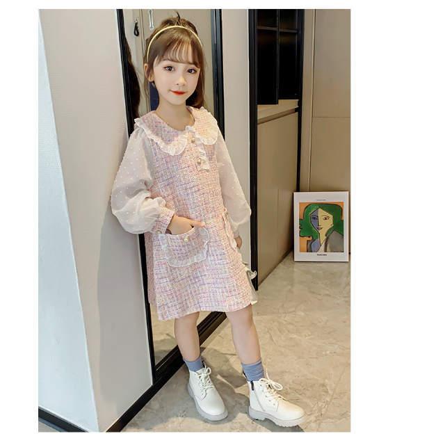 子ども服 シューズ 子ども服 ワンピース チュニック シフォン長袖 入園入学ナチュラル ひざ丈 ワンピース おしゃれ 人気商品 送料無料