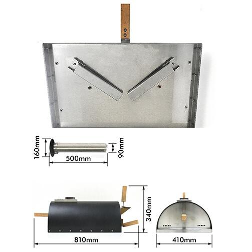 PLOW ポータブルピザ窯 FPG01 プラウ ジョニーのピザ窯 キャンプ アウトドア 焚き火 BBQ 薪窯オーブン ピザ 窯｜au PAY マーケット