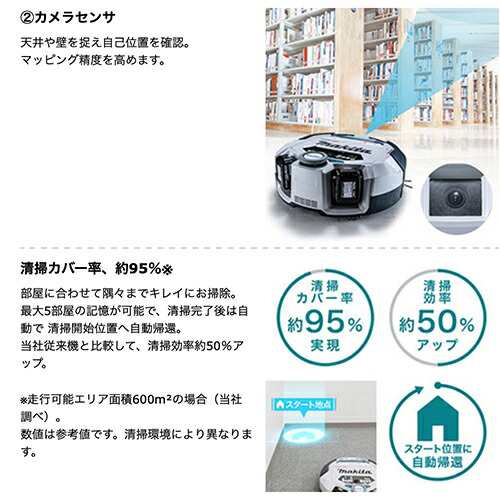 makita マキタ RC300DZ ロボットクリーナ (本体のみ / バッテリ・充電