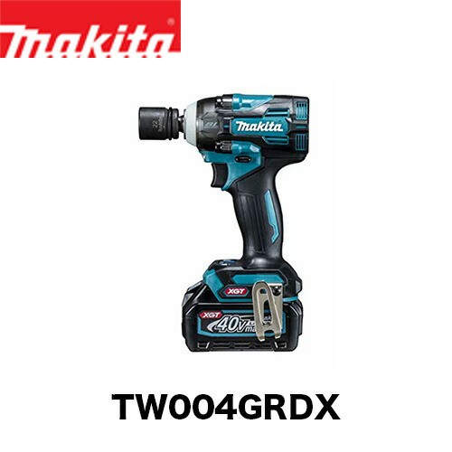 【makita】マキタ 40Vmax充電式インパクトレンチ TW004GRDX バッテリーBL4025×2 充電器 ケース付