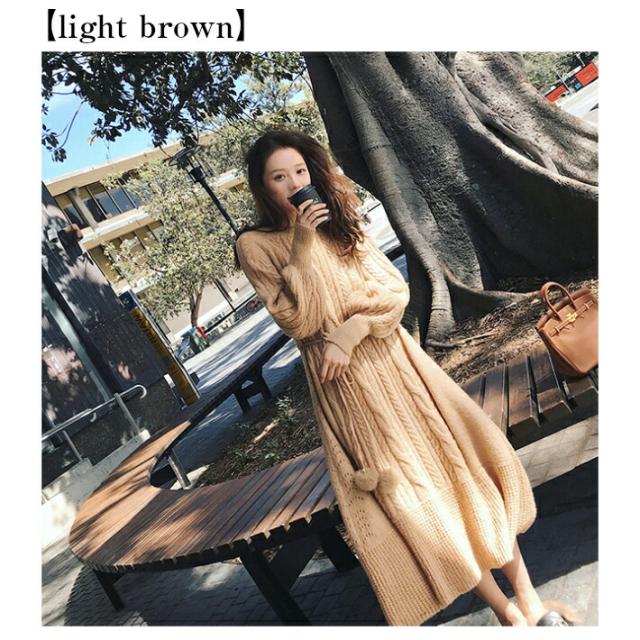 店内SALE!! ポンポン ファー オーバーサイズ ケーブル ニット フレア ワンピース ロング 長袖 / レディース ロングワンピース ミモレ丈ワンピース ボリュームスリーブ セーター ミモレ丈 ケーブルニット ゆったり 秋 冬 春 茶色 ブラウン ベージュ キナリ 秋冬 秋 冬 店内SALE!! ポンポン ファー オーバーサイズ ケーブル ニット フレア ワンピース ロング 長袖 / レディース ロングワンピース ミモレ丈ワンピース ボリュームスリーブ セーター ミモレ丈 ケーブルニット ゆったり 秋 冬 春 茶色 ブラウン ベージュ キナリ 秋冬 秋 冬