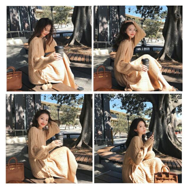 店内SALE!! ポンポン ファー オーバーサイズ ケーブル ニット フレア ワンピース ロング 長袖 / レディース ロングワンピース ミモレ丈ワンピース ボリュームスリーブ セーター ミモレ丈 ケーブルニット ゆったり 秋 冬 春 茶色 ブラウン ベージュ キナリ 秋冬 秋 冬 店内SALE!! ポンポン ファー オーバーサイズ ケーブル ニット フレア ワンピース ロング 長袖 / レディース ロングワンピース ミモレ丈ワンピース ボリュームスリーブ セーター ミモレ丈 ケーブルニット ゆったり 秋 冬 春 茶色 ブラウン ベージュ キナリ 秋冬 秋 冬