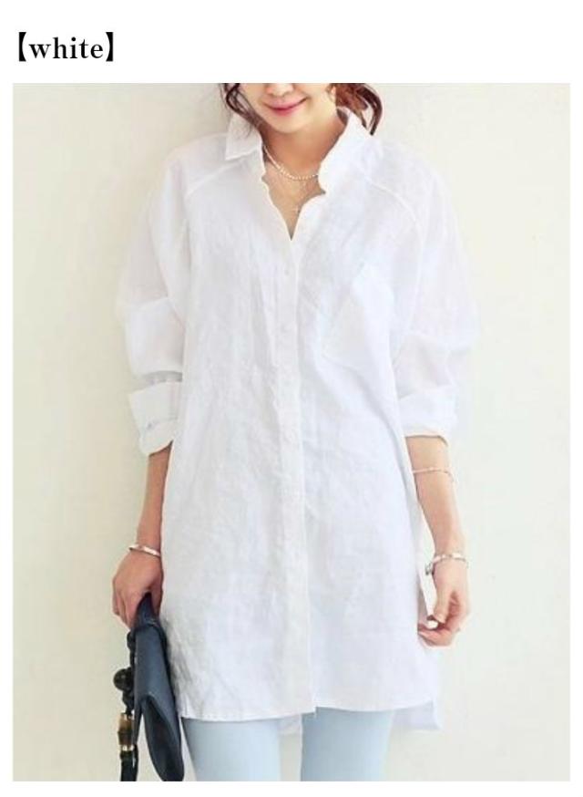 店内SALE!! レディース チュニックシャツ オーバーサイズ