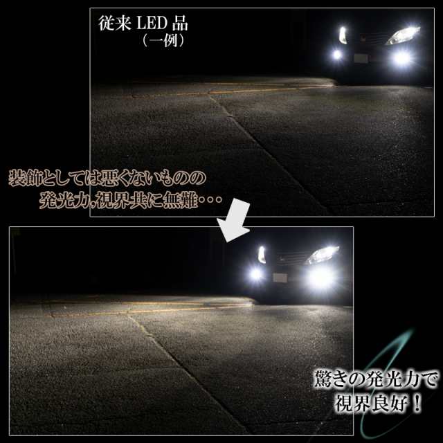 LEDフォグランプ 3色切り替え イエロー ホワイト 2色 3色 切替え １年