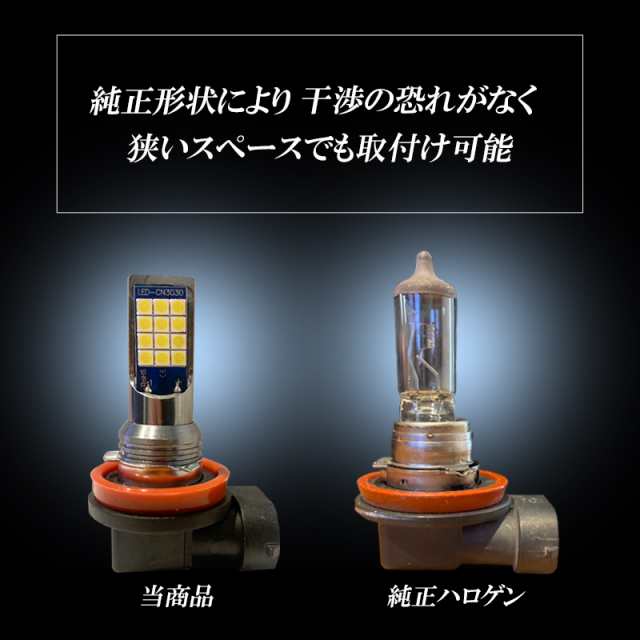 LEDフォグランプ ホワイト H8 H11 H16 バルブ 白色 後付け 交換 汎用 明るい ドレスアップ フォグライト LED フォグ Fogの通販はau  PAY マーケット - KI-GIFT | au PAY マーケット－通販サイト