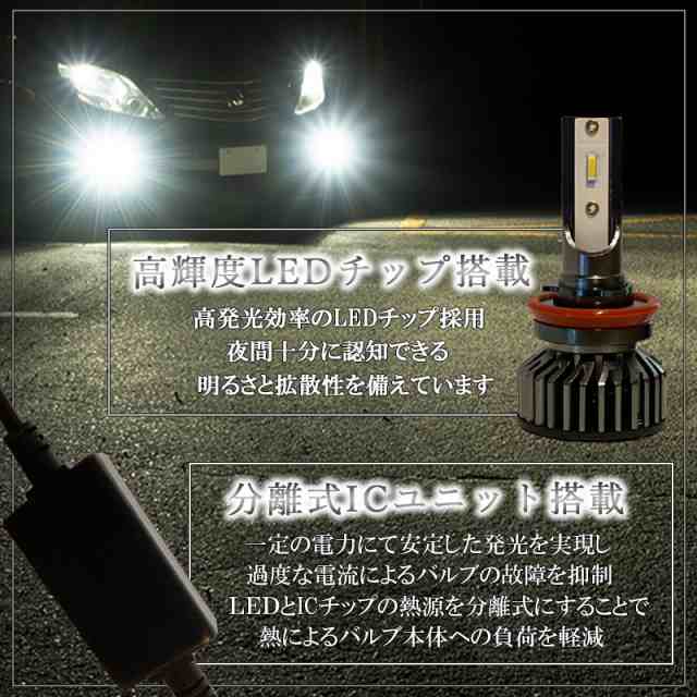 ムーヴカスタム LA100S LA110S LEDフォグランプ ホワイト H8 H11 H16 バルブ 白色 冷却ファン搭載 2個セット 左右 明るい  後付け 汎用 フの通販はau PAY マーケット - KI-GIFT | au PAY マーケット－通販サイト